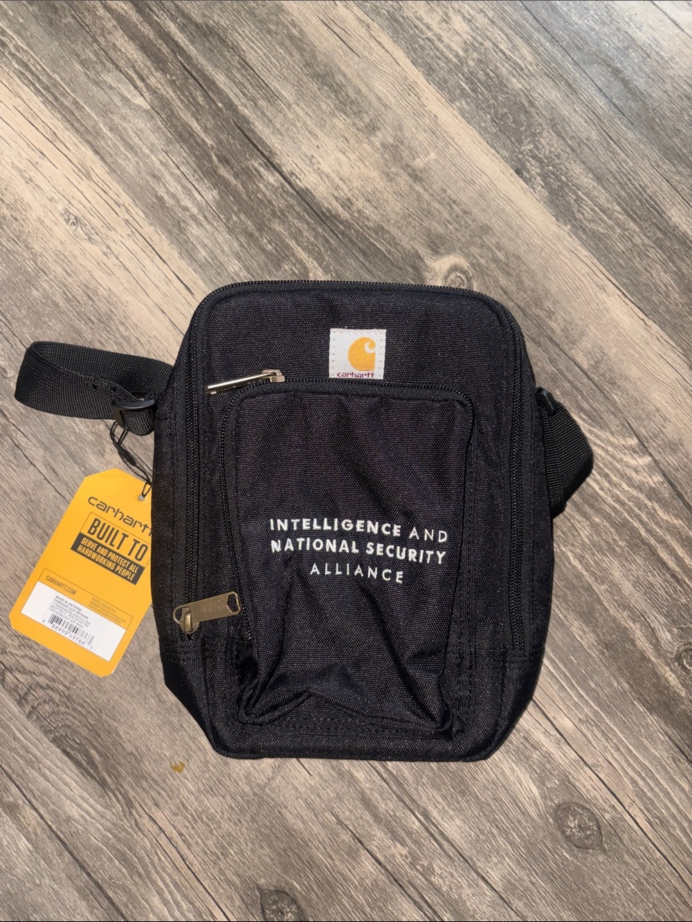 Carhartt black crossbody bag NWT